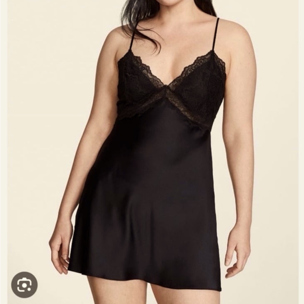 DREAM ANGELS Lace-trim Satin
